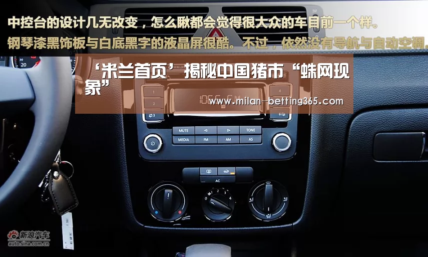 ‘米兰首页’揭秘中国猪市“蛛网现象”(图1) 米兰首页
